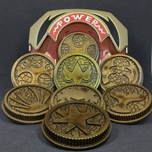 power rangers super sentai - ninja storm ninpuu hurricaneger coins legacy morpher replacement coin 3d print model - Mito3D