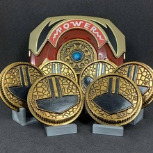 power rangers super sentai - time force mirai timeranger coins legacy morpher replacement coin 3d print model - Mito3D