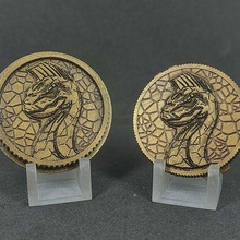 energia ranger super sentai titanus Dio re brachion monete originale 93 eredità morpher sostituzione moneta fulmini 3d print model - Mito3D