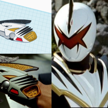 power rangers white dino thunder morpher gadget props cosplay prop sentai 3d print model - Mito3D