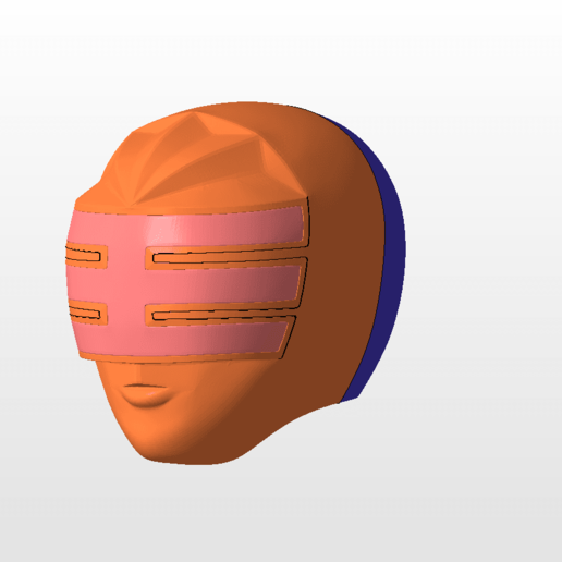 power rangers zeo ranger de ouro capacete arquivo stl impressão 3d vários cor-de-rosa verde amarelo preto azul vermelho mmpr 3D print model - Mito3D