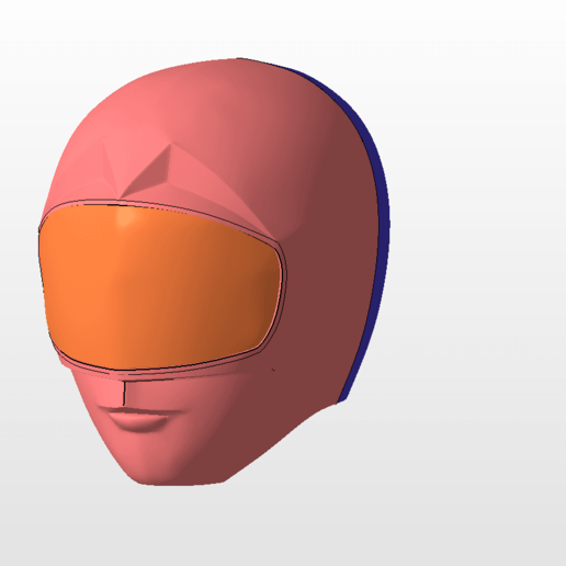 power rangers zeo ranger rosa casco archivo stl de la impresión en 3d varios green gold amarillo negro azul el rojo mmpr 3D print model - Mito3D