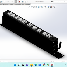 power strip electrical outlet 19 10 3d print model - Mito3D