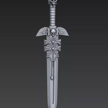 espada 40k jogos modelo 3d print model - Mito3D