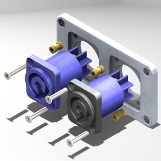 Powercon Tafel Neutrick 3d print model - Mito3D