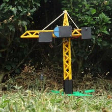 powered construction crane arduino bluetooth 3d printing editing toy 3d print model - Mito3D