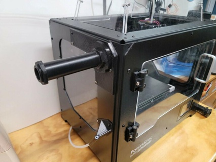 powerspec ultra 3d carretel suporte filamento impressora acessórios 3d print model - Mito3D