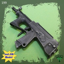pp2000 échelle 1 4 pistolet fusil grg réplique armes feu 3d print model - Mito3D