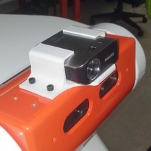 ppx2055 pico projector mount ubr-1 head gadget robotics 3d print model - Mito3D