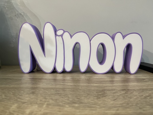 pr nom ninon 3d 3d print model - Mito3D
