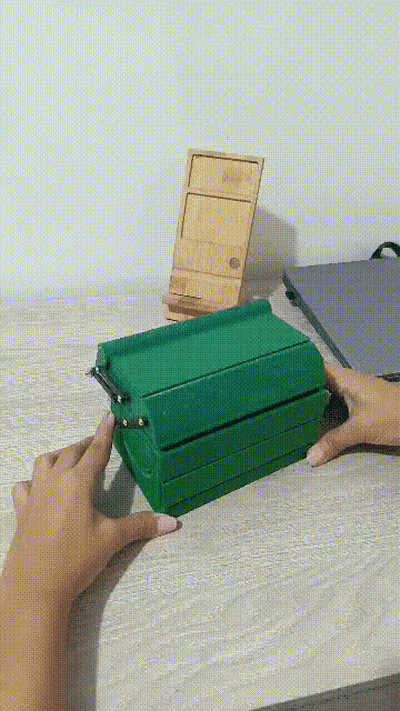 praktisch box kunst spielzeug spiel zubehör gadget mechanik roboter design unternehmen zuhause haus valentinstag 3d print model - Mito3D