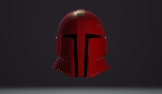 pretoriano guardia casco mandalorian armaiolo stella guerre 3d print model - Mito3D