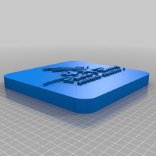 prairie zampe quadrato doppio di spessore della piastra strumento La stampa 3d 3d print model - Mito3D