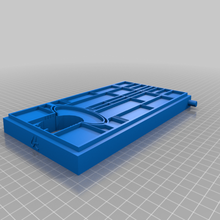 prairie style blue bird house apenas a parte da frente ferramenta A impressão 3d 3d print model - Mito3D