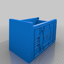 prairie style blue bird house wo frente v2 ferramenta A impressão 3d 3d print model - Mito3D