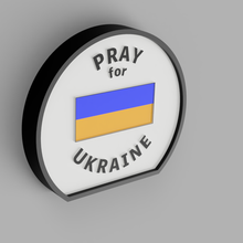 pray ukrane rgb lamp 3d print model - Mito3D