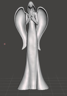 dua melek heykel ev 3d print model - Mito3D