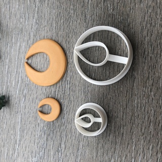 pre columbian collar cortador arcilla joyería joya polímero herramienta 3d print model - Mito3D