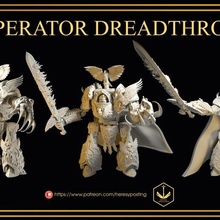 pre-supported imperator dreadthrone - complete pack + bonus 3d print model - Mito3D