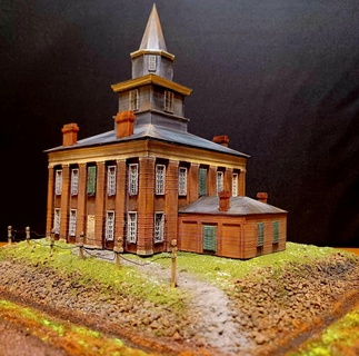 pre civil war courthouse home 3d print model - Mito3D
