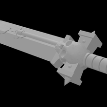 pré électrifié Puissance épée wh40k marteau guerre 40k 3d print model - Mito3D