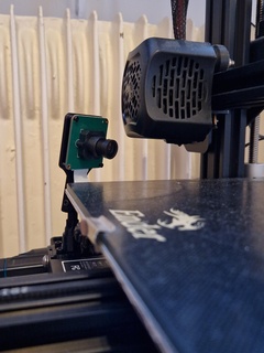 precision 2dof raspberry pi camera holder seamless 3d printing captures 3d print model - Mito3D