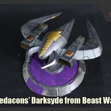predacons' darksyde beast wars juego beastwars el transformador 3d print model - Mito3D