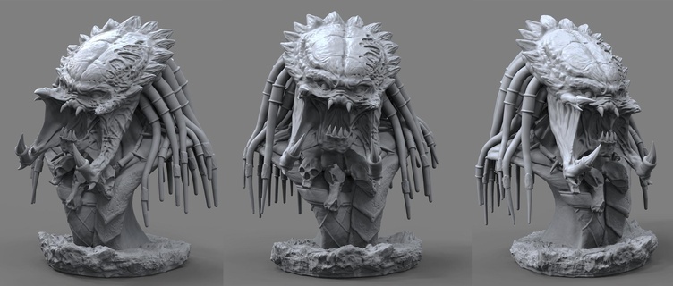 predator alien 3d print model - Mito3D