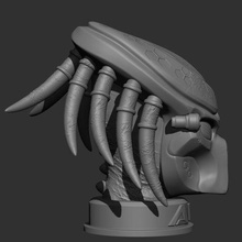 predator art bust fantasy avp alien xenomorph djungle dreds 3d print model - Mito3D