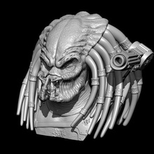 depredador busto bio máscara arma biomasa Arnold película 1987 Schwarzenegger extraterrestre espacio 3d print model - Mito3D