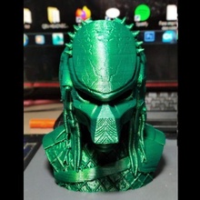 predator bust mask monster extraterrestrial alien cinema movies cf science fiction 3d print model - Mito3D