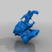 predator dragón alienígena art las esculturas 3d print model - Mito3D