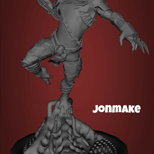 predator figure diorama 40k warhammer animal mini minis film 3D print model - Mito3D