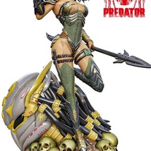 predator girl 3d print model - Mito3D
