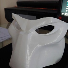 Raubtier Maske Gadget Halloween 3d print model - Mito3D