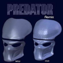 prédateur masque hd remix mode lisse costume 3d print model - Mito3D