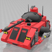 predator, rogue trader-ära Spiel 40k trader warhammer40k Fahrzeuge 3d print model - Mito3D