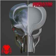 predator saber mask 3d print model - Mito3D