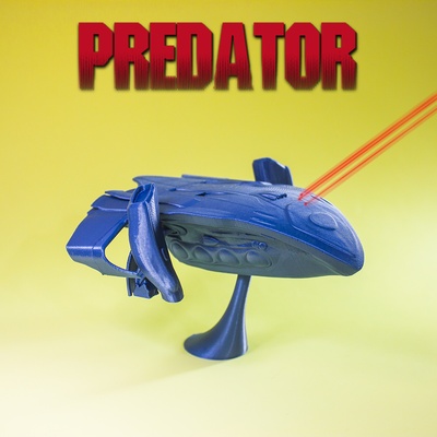 predator ship game 3d print model - Mito3D