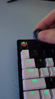 yırtıcı Yautja klavye tuşu esnaf temel Kiraz mx r1 gökada siyah delik sarmal yabancı xeno 3d print model - Mito3D