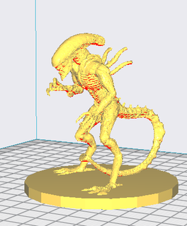 predatore alieno gioco 3d print model - Mito3D