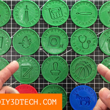 prever o futuro zhua zhou a arte aniversário de decoração presente jogo jogos feliz zhuazhou moedas crachás 3d print model - Mito3D