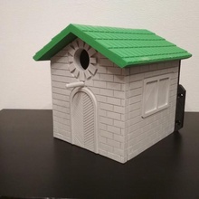 prefabrik evler kümes hayvanları ev doğa gelişme tasarımcı kuş evi kuşlar 3d print model - Mito3D