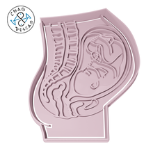 pregnancy - cookie cutter fondant polymer clay gadget pastry baking birthday icing 3d print model - Mito3D