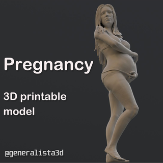 gebelik yazdırılabilir model enceinte kısrak mae you xi Kara homurdanmak mor Maika anne ölü karasal 3d print model - Mito3D