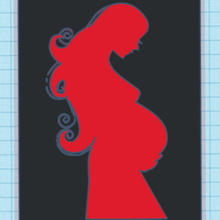 incinta tabella 3d vari in stato di gravidanza 3d print model - Mito3D