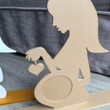 schwanger Frau Ultraschall Kunst Dekoration Lautsprecher 3d print model - Mito3D