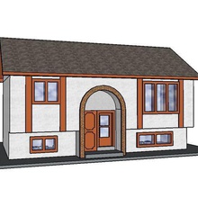 premium scale bi-level home architecture house model railroad 3d print model - Mito3D