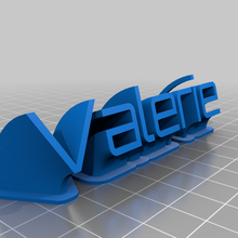 Valerie personalizado escritório 3d print model - Mito3D