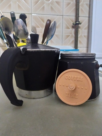 prensador caf café adulterar prensa cafetera italiana manhã italiano criador regalo 3d print model - Mito3D